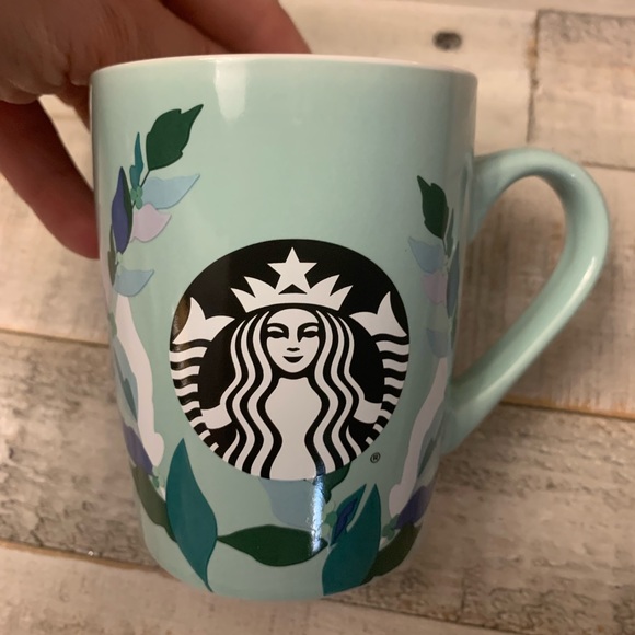 Collectors STARBUCKS Coffee Mug Tea Cup Green 10oz 2020 - Picture 1 of 7